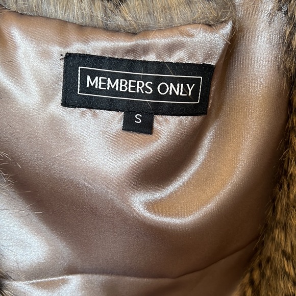 Members Only Faux Fur Vest - Picture 2 of 5